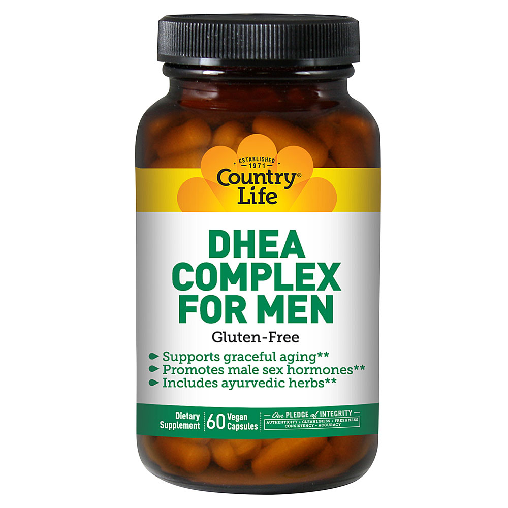 Country Life DHEA Complex для мужчин - 60 вегетарианских капсул